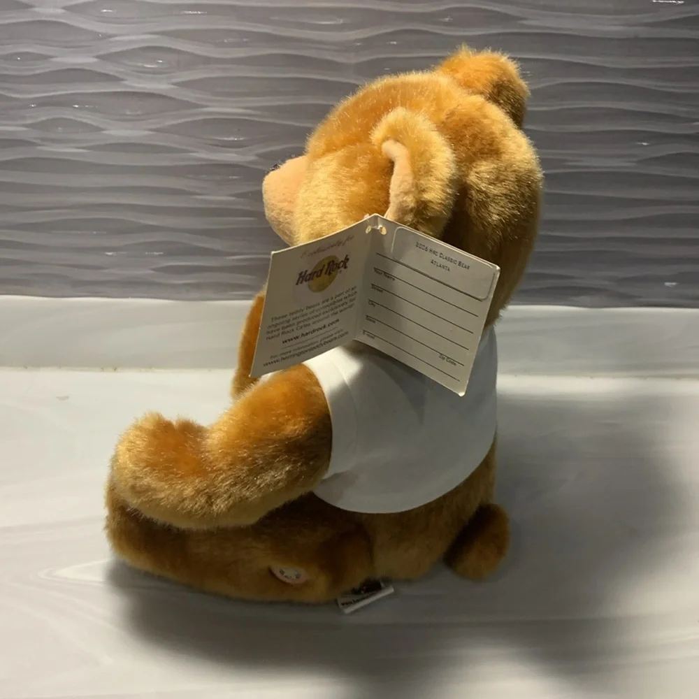 Hard Rock Cafe Atlanta Collector Bear NEW limited Edition Herrington Teddy Bear - Picture 6 of 10